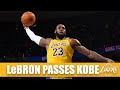 LeBron James passes Kobe Bryant for third on the all-time scoring list | 2019-20 NBA Highlights