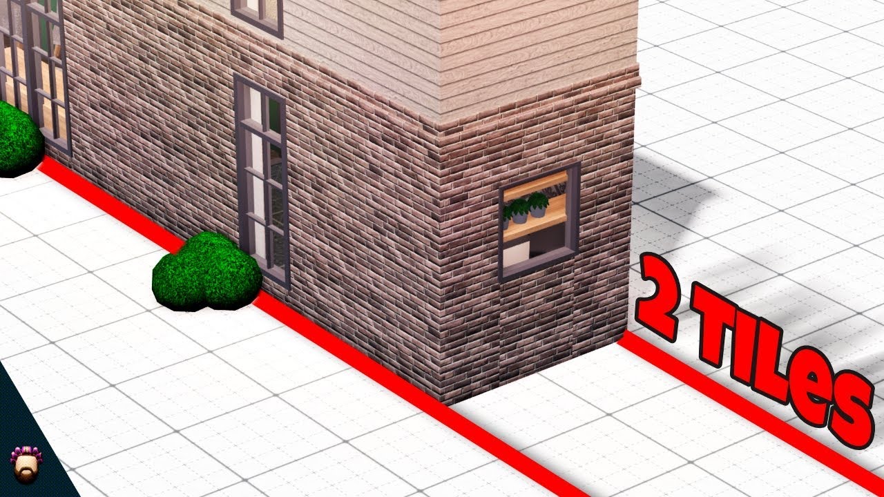 Building A Bloxburg House But It S Only Tiles Wide YouTube