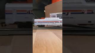 nw 611 pulling an ho scale excursion # #railfan *song is the norfolk and western cargo moving song*