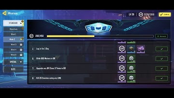 Call of Duty Mobile Upgrade any BR Class 3 Times in BR | Week 2 New Challenges Complete 💯✅