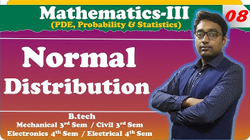 NORMALE VERDELING||Gemiddelde van normale verdeling||Waarschijnlijkheid en statistiek door Aditya...
