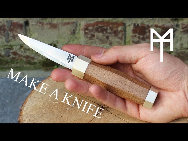 Making a woodcarving knife - start to finish 