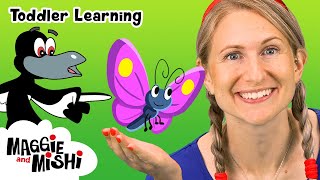 bug song and surprise toys with maggie and mishi music and movement preschool learning