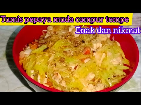 Tumis Kates Campur Tempe