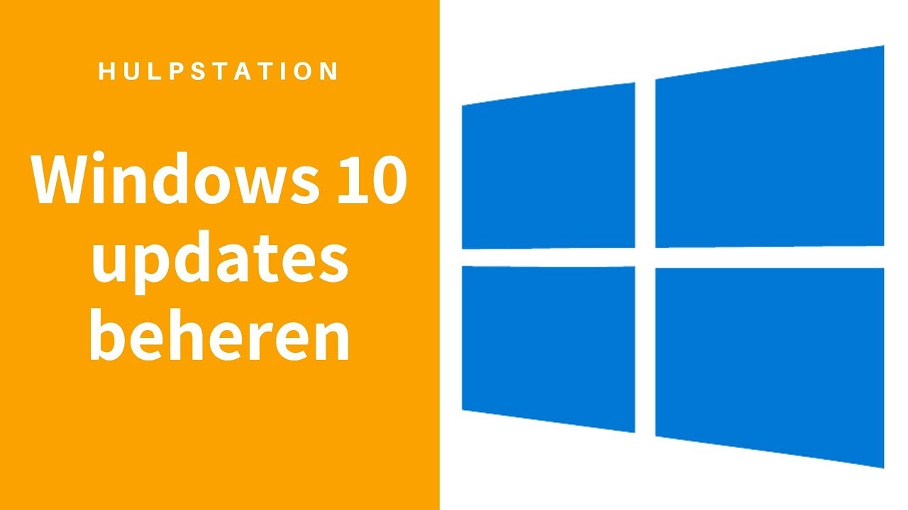 Windows 10 Updates In- en uitschakelen - Hulpstation, computerhulp aan huis  - YouTube