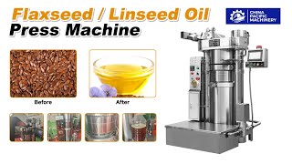 Cold Pressed Flaxseed/Linseed Oil Press Machine|Flax Seed Oil Extraction|Flaxseed/Linseed Oil Making