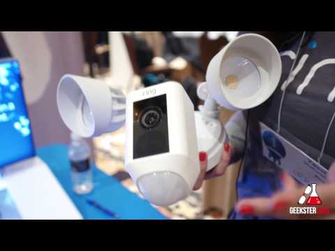 CES 2017: Ring Security Floodlight Video Cam