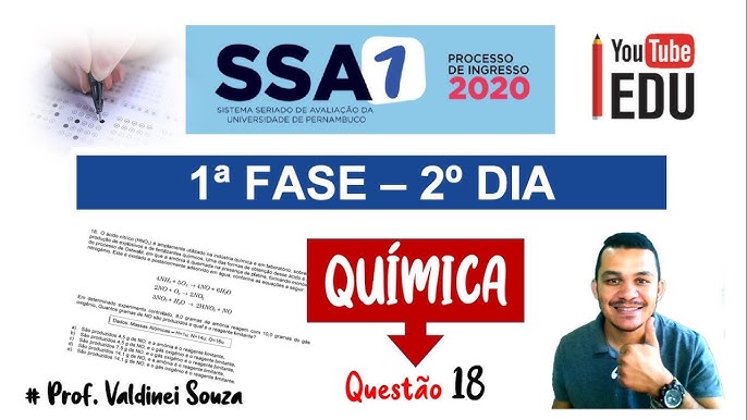 UPE 2019 3° Fase 1° Dia SSA questão 19 - Estuda.com ENEM