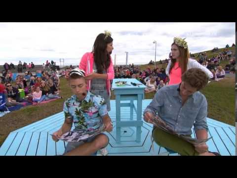 Amy Diamond & Malin Olsson skådespelar i Sommarlov 2014