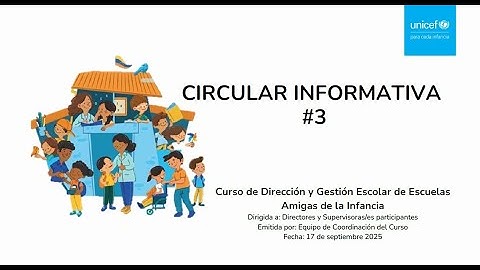 CIRCULAR NÚMERO 3