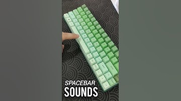 Amazing Spacebar Sound! #Shorts