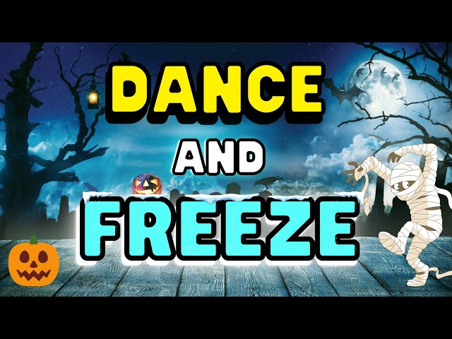 Halloween Freeze Dance and Brain Break: Dynamics Movement 