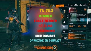 The Division 2 I STRIKER PvP BUILDS You NEED For FIGHT The actual META TU 20.3 I Dark Zone I PvP I