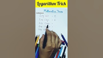 Logarithm Table | Logarithm Tricks | Basic Maths | Math #stillalearner #logarithm #tricks #short