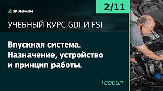 Курс GDI и FSI. Часть 2.1 Впускная система. Назначение, устройство и принцип работы.