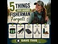5 Things Every Beginner Fisherman Forgets #fishing #fish #fishingvideo #outdoors #campinggear