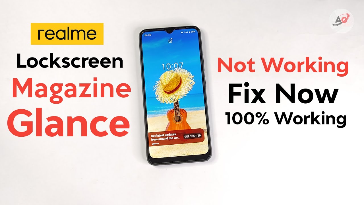 Realme Lockscreen Magazine/Glance Not Working Problem Solution Fix
