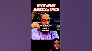 Nipsey Hustle Motivation Speech #nipseyhussle #motivation #speech #shorts #yt #fyp #foryou #trending