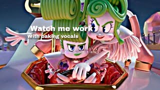 Watch me work - Andrew Rannells & Brianna Mazzola (Karaoke with baking vocals)