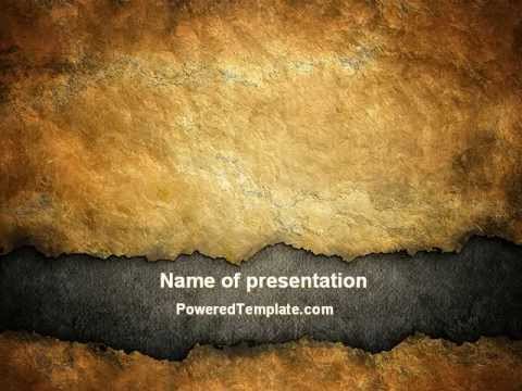 old parchment powerpoint template by poweredtemplate com youtube