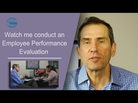 Demonstration of employee performance evaluation