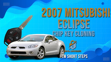 Clone Your Key with Ease: 2007 Mitsubishi Eclipse Chip Key Duplication in less than 2 minutes. DIY.