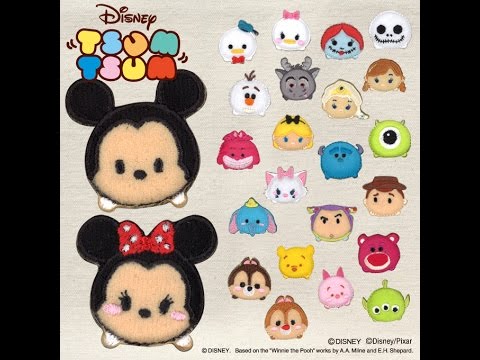 ディズニーtsum Tsum ワッペン アイロン シール両用タイプ Youtube