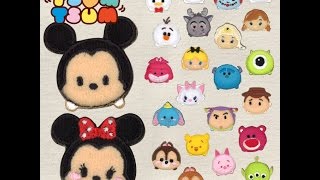 ディズニーTSUM TSUM ワッペン（アイロン・シール両用タイプ）