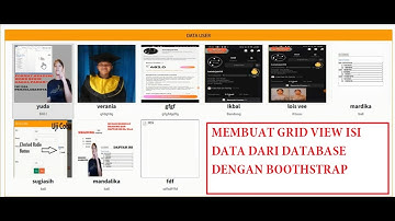 Membuat grid view dengan isian data dari database