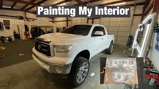 Painting the interior of my TOYOTA TUNDRA