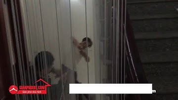 Lắp lưới cầu thang trường mầm non tư thục Thành Phố Bắc Ninh [0966.847.449]