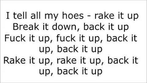 Yo Gotti - Rake It Up ft. Nicki Minaj lyrics