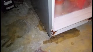 Mi refrigerador tira agua por dentro parte 1  ¿Por que? ¡¡SOLUCION!!