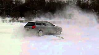 Subaru Outback 3.0 snow drift (part 4)