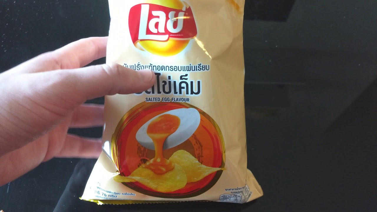 Salted egg. Thailand Chips lays Salt. Lays Salted Egg. Caviar flavored lays. Egg Flavour Active.