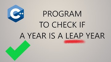 c++ program to check leap year