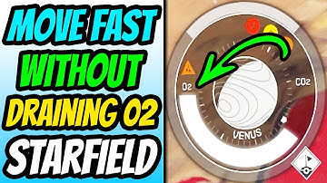 How To Move Fast Without Draining O2 - Starfield