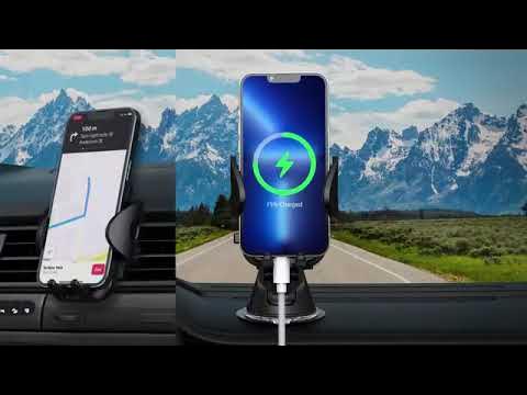  Blukar Car Phone Holder, Air Vent Car Phone Mount Cradle 360°  Rotation - Upgraded Hook Clip and One Button Release Function - Super  Stable Car Phone Holder Compatible with 4.0 to
