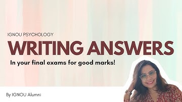 How to Attempt IGNOU MA Psychology Exam Paper | MAPC Answer Writing Tips for High Marks