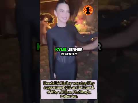 Kylie Jenner Reunites the Girl Squad at Fashion Launch! #kyliejenner #haileybieber #kendalljenner