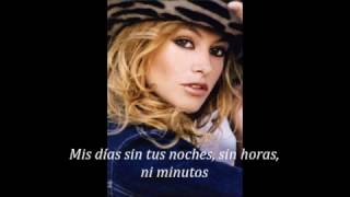 Video thumbnail of "Paulina Rubio El Último Adiós Letra"