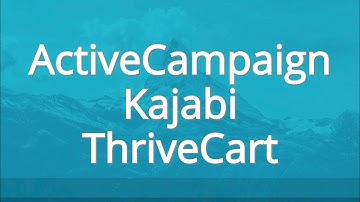 ActiveCampaign Kajabi ThriveCart Without Zapier