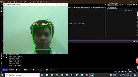 Age and Gender detection using python OpenCV