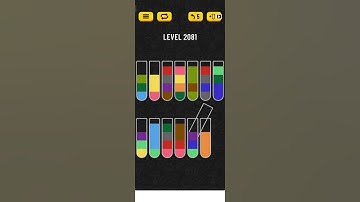 water sort puzzle - level 2081