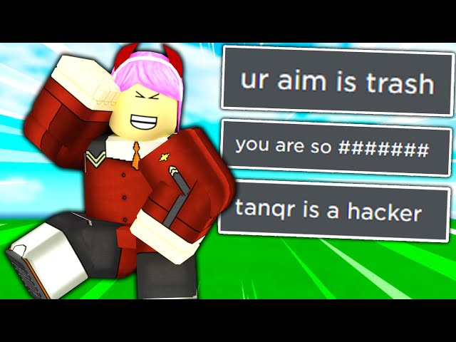 How To Fake HACK Like TanqR (Roblox Arsenal) 