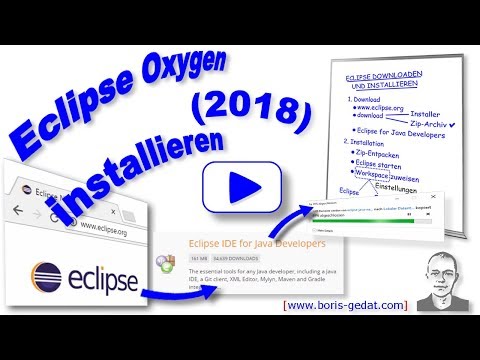 Video: Wie kann ich Eclipse unter Windows 7 herunterladen und installieren?