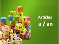 Articles-Use of a and an|Grade 1