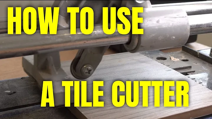 How to Use a Manual Tile Cutter Beginners Guide