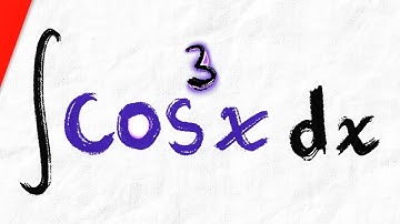 Integral of cos^3x | Calculus 1 Exercises
