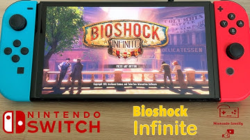 Bioshock Infinite Nintendo Switch Oled 15 minutes of gameplay 4k